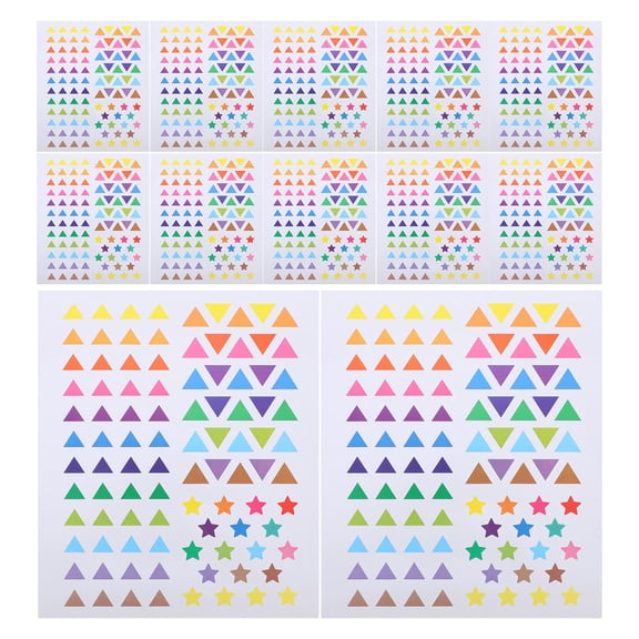 BESTYASH 30sheet Map Location Markers 30 Sheets Synthetic Shape Stickers
