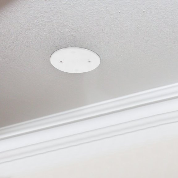 BESTYASH 30pcs Ceiling Blanking Plate Waterproof Round White for Home Decoration