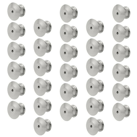 BESTYASH 30pcs Initial Brooch Copper Silver for Jewelry Making Accessory