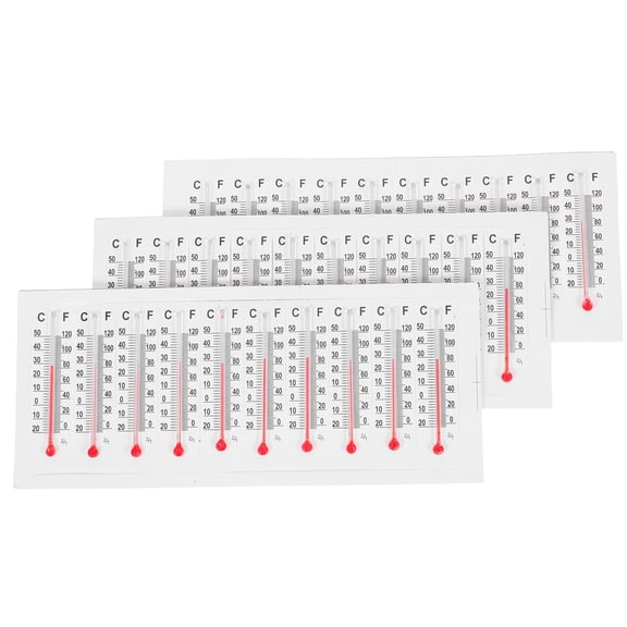 BESTYASH 30pcs Micro Temperature Gauge For Miniature Furniture In Home And Office