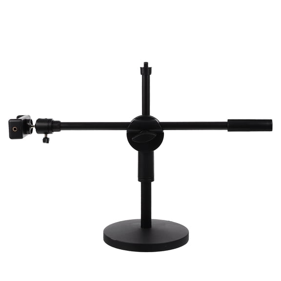BESTYASH 360° Rotating Metal Phone Mount for Desk - Overhead Video Recording Stand for Home and Office Use