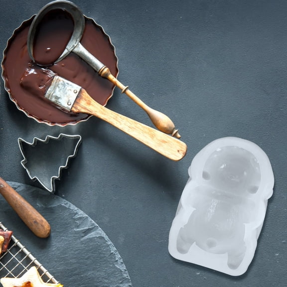 BESTYASH Panda Cake Decorations 3D Panda Shape Silicone Mousse Cake Mold for Parties 1 Pcs