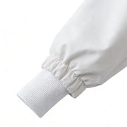 BESTYASH 3 Pairs White Elastic Rib Knit Sleeve Cuffs for Extending and Replacing Jacket and Sweatshirt Sleeves