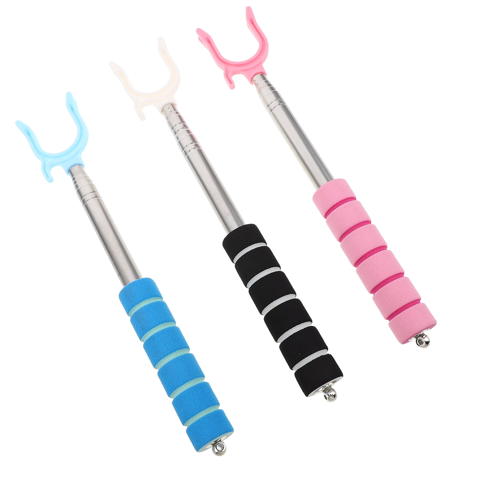 Mini Adjustable Telescoping Support Rods BESTYASH 3Pcs Adjustable Clothes Drying Stick Telescoping Garment ...