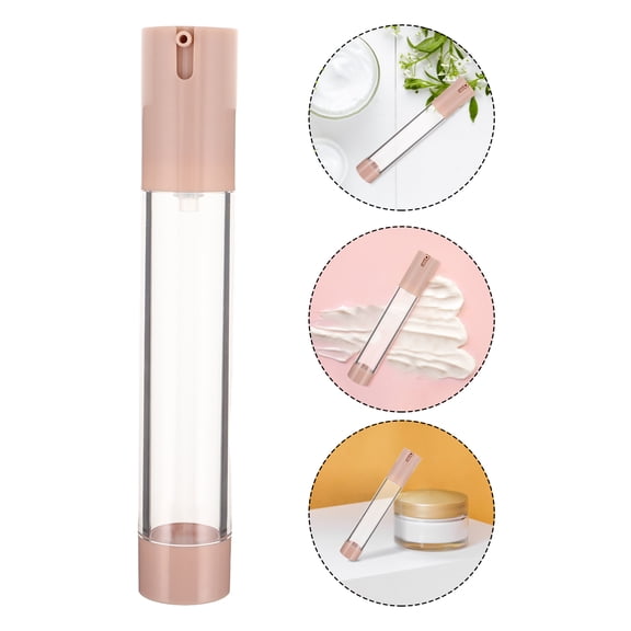 BESTYASH 3PCS Foundation Travel Container Pink Plastic for Compact Lotion Storage Suitable for Outdoor Use