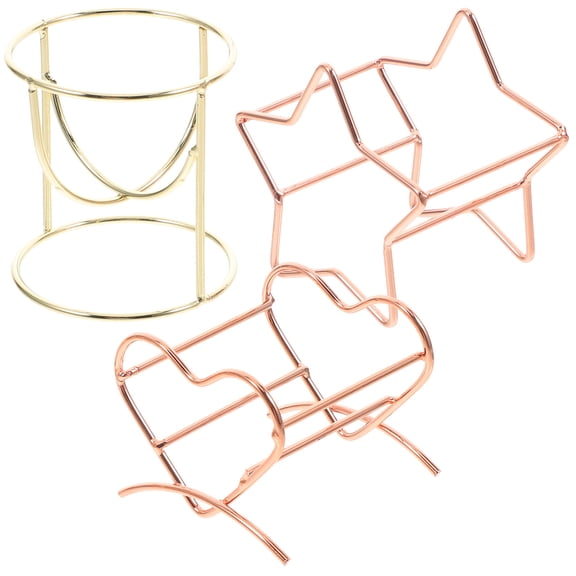 BESTYASH 3Pcs Assorted Color Makeup Sponge Holders Sturdy Design for Home Use Portable Beauty Sponge Racks