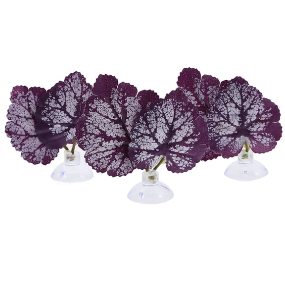 BESTYASH Plastic Aquarium Leaf Bed for Betta Fish Resting and Spawning 3Pcs