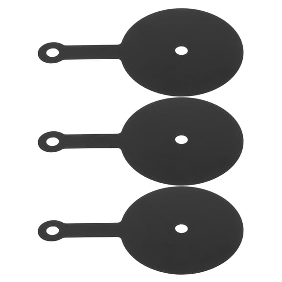 BESTYASH 3Pcs Portable Billiards Aiming Stickers Black for Pool Practice Enhance Shot Precision