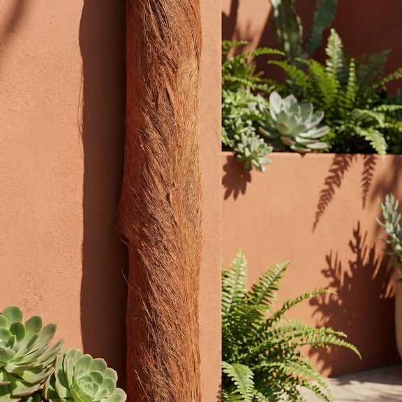 BESTYASH 3Pcs Brown Coconut Tree Bark Ornament for Home Decor and Garden Landscape Easy Installation