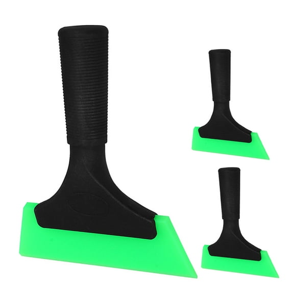 BESTYASH 3Pcs Car Vinyl Squeegee Light Green Auto Film Scraper Tool for Car Sticker Mounting