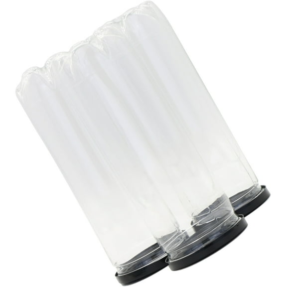 BESTYASH 3Pcs Clear Tennis Ball Organizer Portable Wear Resistant Plastic Container for Storage