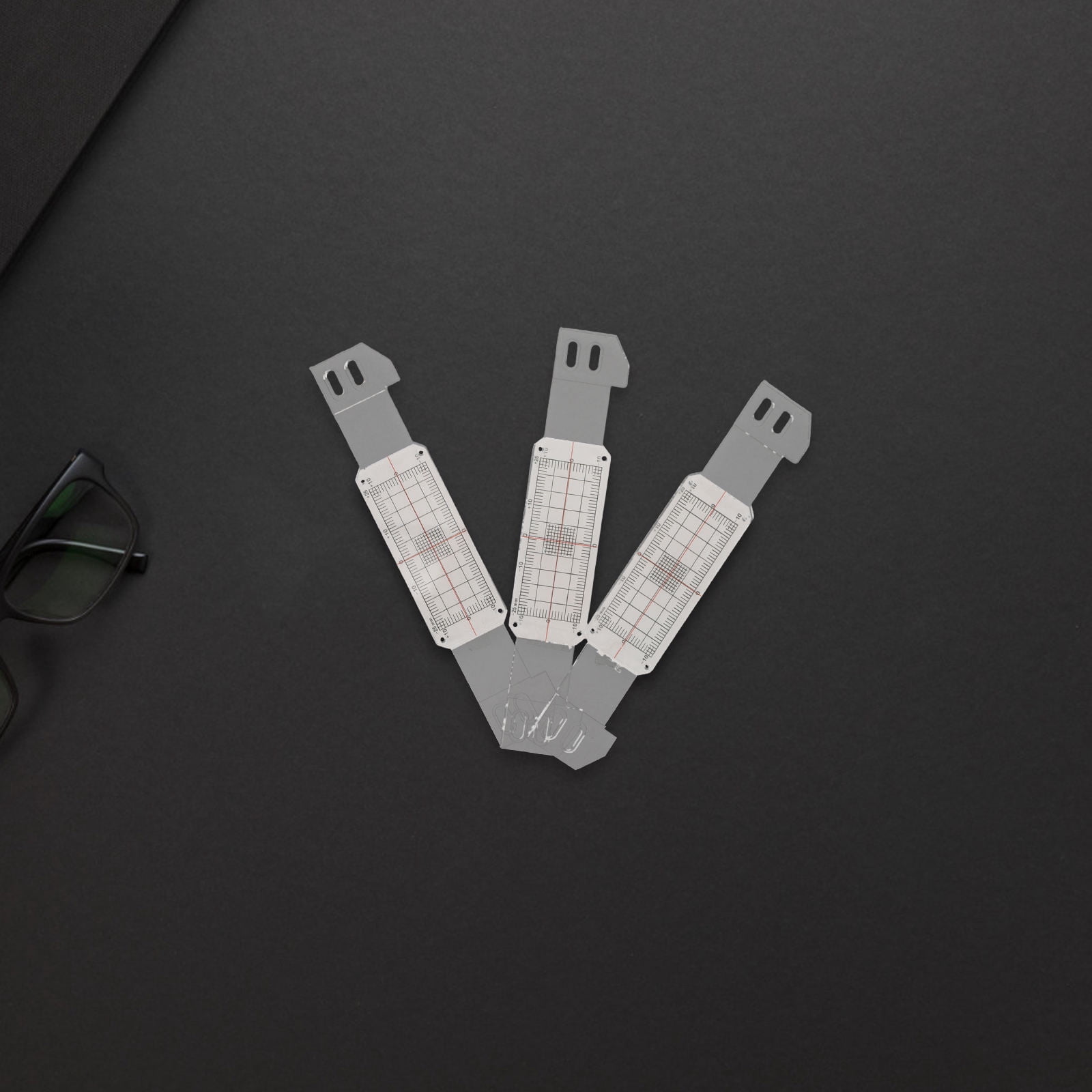 BESTYASH 3Pcs Crack Width Monitoring Kit with Acrylic Crack Gauge ...