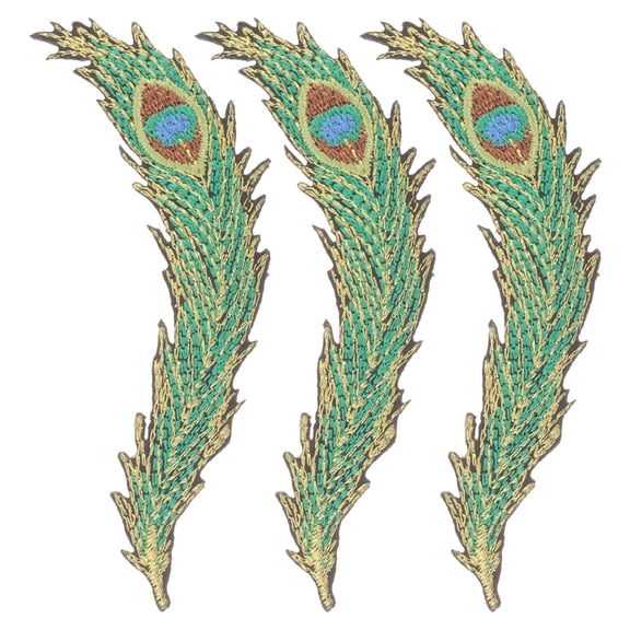 BESTYASH 3Pcs Crewel Embroidery Kits for Adults Wing Iron on Patches for Clothes Repair and Decoration