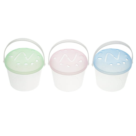 BESTYASH Set of 3 Plastic Pet Carriers with Breathable Design for Hamsters and Small Pets