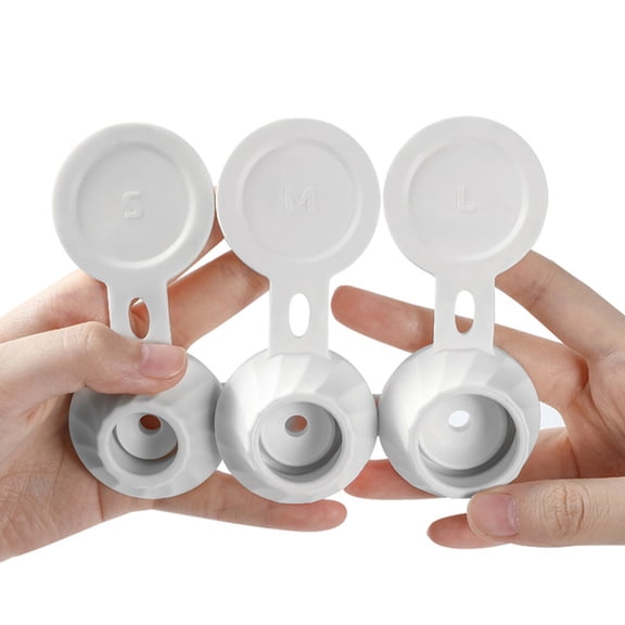 BESTYASH Bottle Emptying Cap Leak-Proof Lotion Bottles Caps Tpe 3Pcs For Shampoo Dispensers