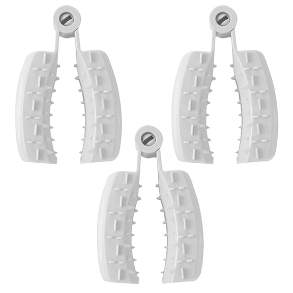 BESTYASH 3Pcs Finger Protective Guards White Chop Guards Easy to Clean Finger Covers for Food Preparation