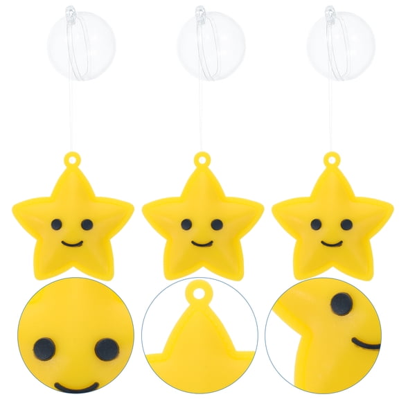 BESTYASH 3Pcs Floating Fish Tank Decorations Assorted Color Aquarium Decor Safe Non Toxic Material