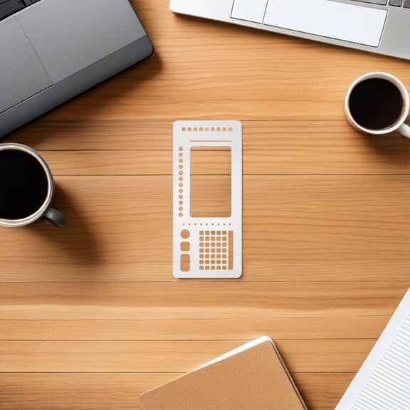 BESTYASH 3Pcs Journal Stencils for Scrapbooking and Painting with Portable Transparent Design