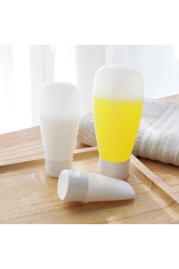 3Pcs Moisturizer Container Plastic For Travel Toiletries Containers Women