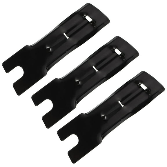 BESTYASH 3Pcs Mounting Flagpole Bracket L Shaped Flag Pole Racks For Outdoor Riding Black