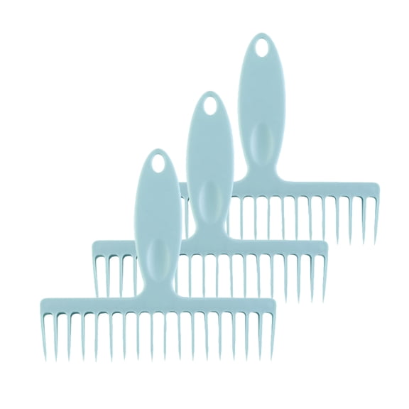 BESTYASH 3Pcs Multi Use Plastic Hair Removal Comb for Broom Cleaning with Stable Handle Design