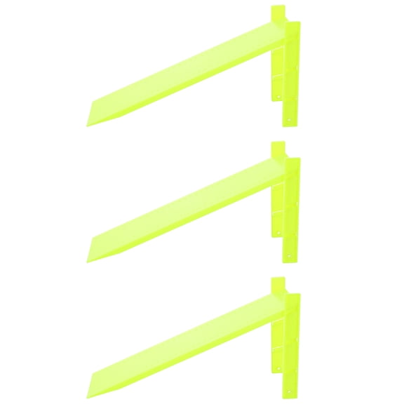 BESTYASH 3Pcs Plastic Oblique Panels for School Teaching Orange Plastic Science Lab Equipment