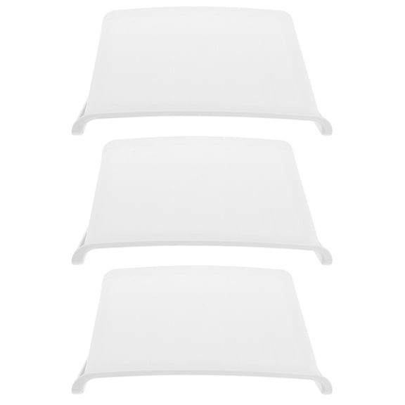 BESTYASH 3Pcs Universal Outdoor Security Camera Rain Cover White Plastic Weatherproof Protector