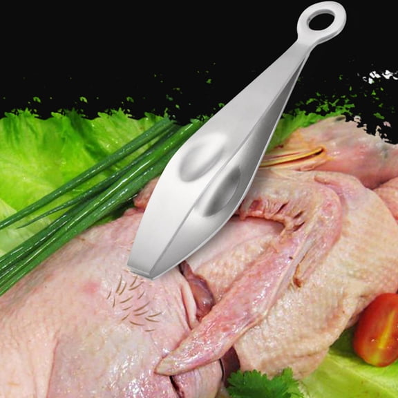 BESTYASH 3Pcs Poultry Hair Removing Pliers Stainless Steel Kitchen Gadget for Food Prep