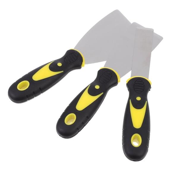 BESTYASH 3Pcs Printer Scrapper for 3D Printing with Rounded Edge Plastic and Steel Materials