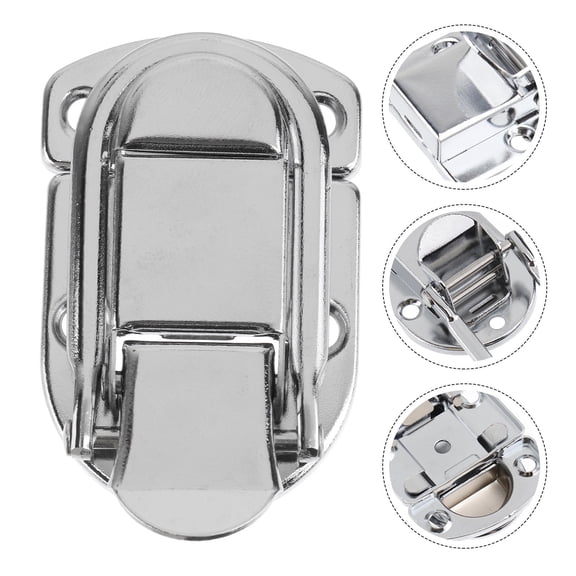 BESTYASH 3Pcs Metal Lock Catch Box Latch Case Latch Buckle for Suitcase and Toolbox