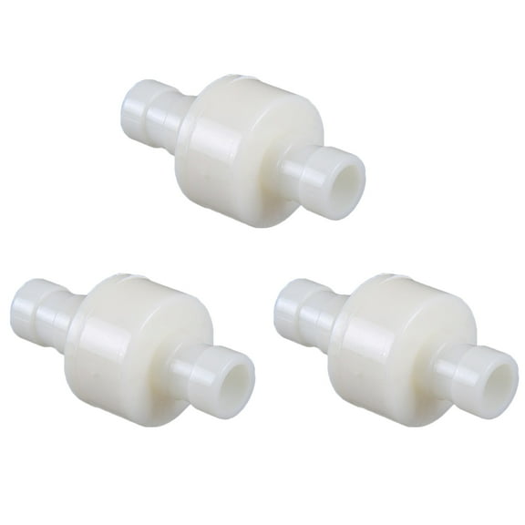 BESTYASH 3-Pack Inline One-Way Check Valve for Water Dispensers, Compatible with Plastic and Copper Tubing
