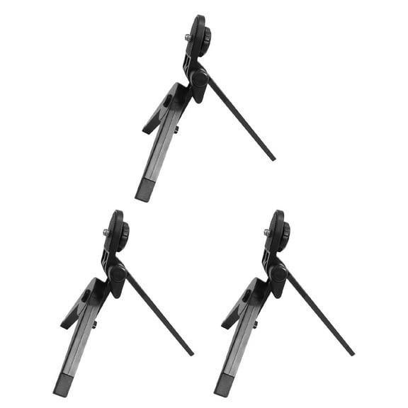 BESTYASH 3Pcs Tabletop Camera Holder Black ABS Portable Stable Adjustable Phone Tripod