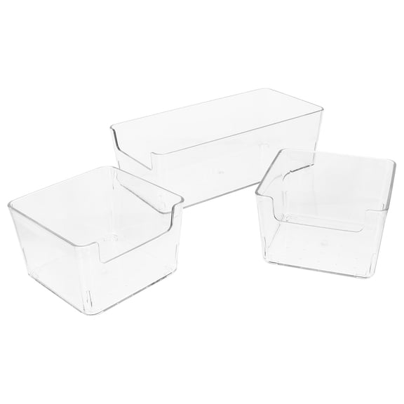 BESTYASH 3Pcs Transparent Acrylic Hamster Bathing Tub Lightweight Small Pet Supply