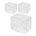 thumbnail image 1 of BESTYASH 3-Pack Clear Acrylic Protective Music Box Covers, Easy to Assemble Wind-Up Case Shells for Music Boxes, 1 of 8