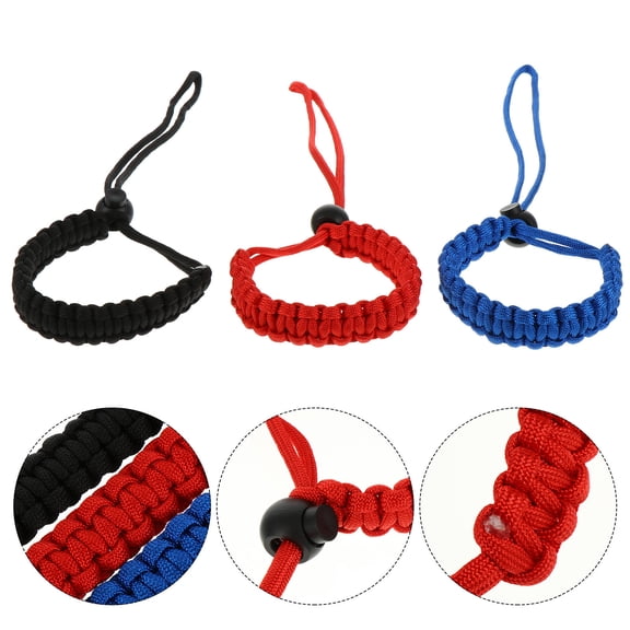 BESTYASH 3Pcs Universal Camera Wrist Band Assorted Colors with Adjustable Fit for Wrist