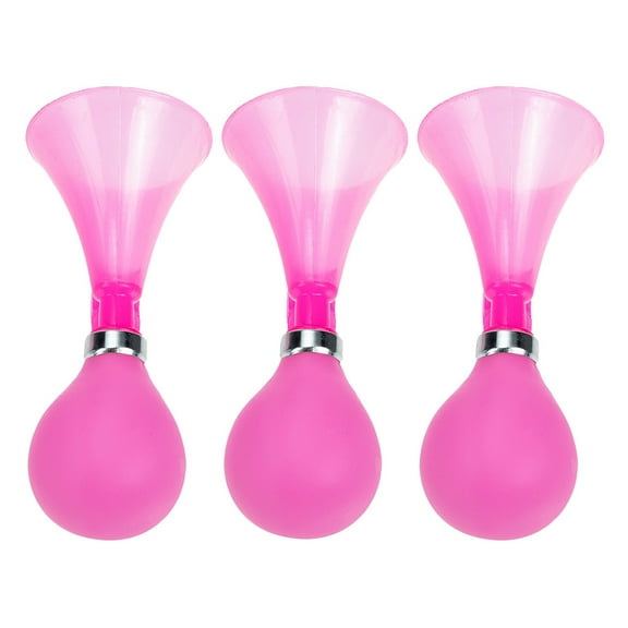 BESTYASH 3Pcs Pink Bike Horn for Adults and Teenagers Durable Portable Handlebar Horn with Clear Loud Sound