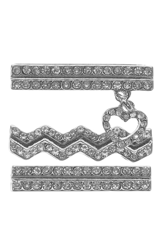 Alloy Watchband Charms for Silicone Straps, Stylish Decorative Accessories, 3 Pieces Set