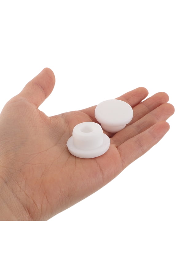 3Pcs White Rubber Drain Hole Stopper for Chest Freezer with Leak Proof Tight Fit