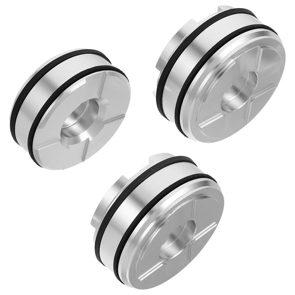 BESTYASH 3Sets Forward Pinless Accumulator Assembly Kit Quick Install Silver Alloy Material