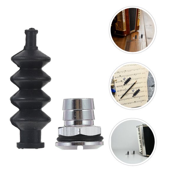 BESTYASH 3Sets Rc Boat Rubber Push Rod Seal Bellow with Aluminum Mount Waterproof for Model DIY