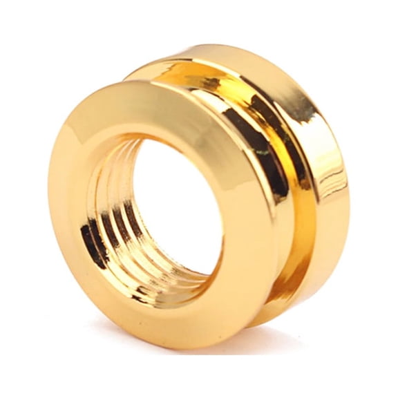 BESTYASH 3-Pack Copper Strap Nut Acoustic Guitar Endpin Jack Button Accessories for Guitar Players
