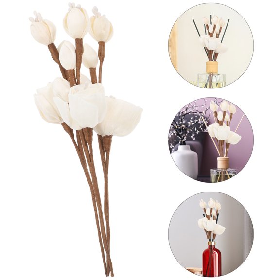 BESTYASH Natural White Rice Paper Diffuser Sticks for Improved Air Quality