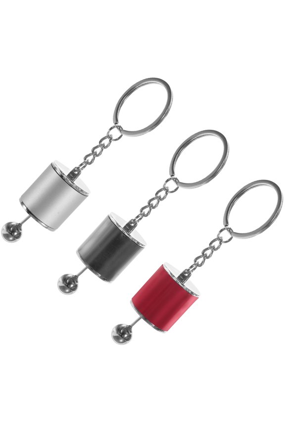 3pcs Gear Keychain Cool Key Chain Ring Accessories For Car Keys Unique Design Securely Holds Your Keys