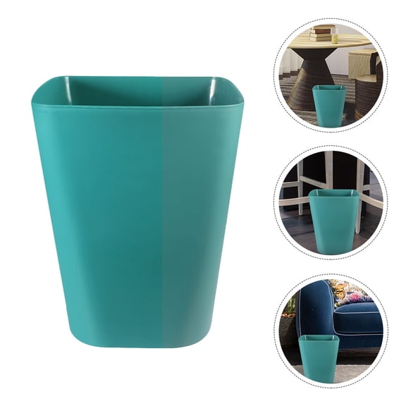 BESTYASH 3pcs Rubbish Bin Sturdy Structure Blue Simple Design for Office Outdoor Use