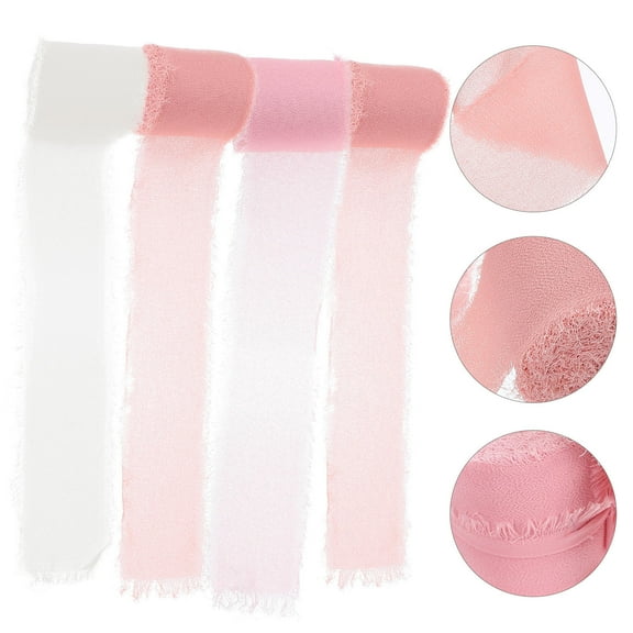 BESTYASH Glossy Multi-Use Assorted Chiffon Ribbon for Wrapping and Parties