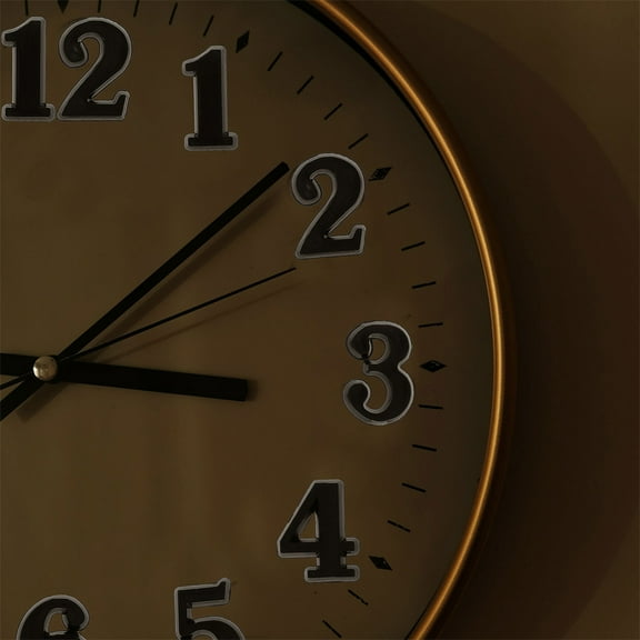 BESTYASH 4 Sets Self-Adhesive Plastic Clock Numbers for Wall Decor, Easy to Read and Apply, Home Decoration