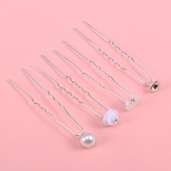 BESTYASH 40 Pcs Hair Slides for Weddings U Shaped Hair Accessories Keeps Hair in Place for Women