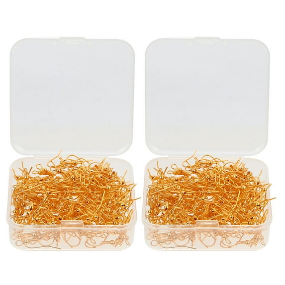 BESTYASH 400 Pcs Earring Hooks for Jewelry Making, Lightweight Earwire Findings for Crafts and Accessories