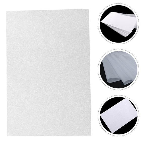 BESTYASH 400Pcs White Ink Writing Paper Thin Transparent Sheet for Creative Sketching Drawing and Calligraphy