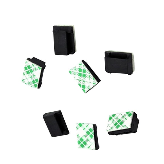 BESTYASH Black Car Cable Clips, Easy-to-Use Wire Holders for Tidy Wires